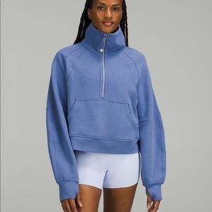 Lululemon scuba oversized funnel neck blue M/L ❤️❤️❤️❤️❤️ adorable